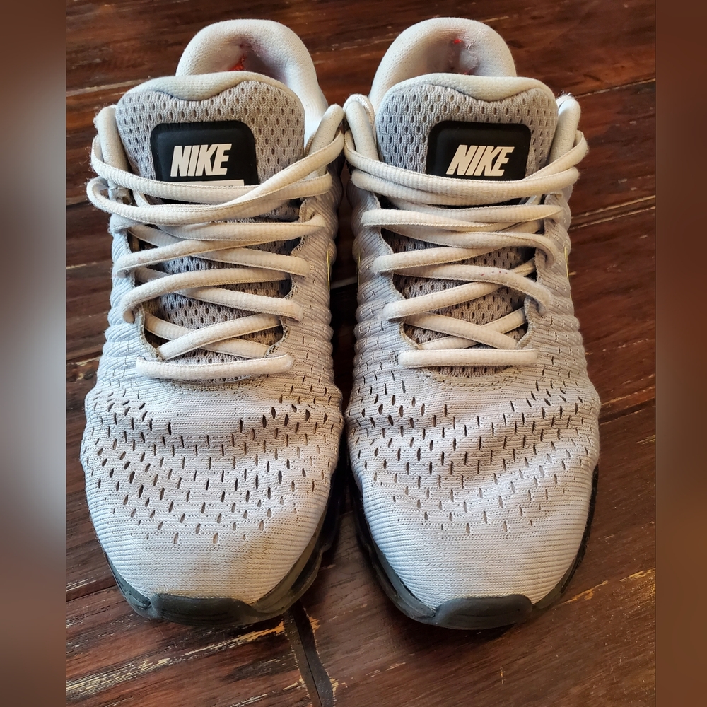 Nike Air Max 2017 Wolf Gray Volt Sneakers - Picture 6 of 9